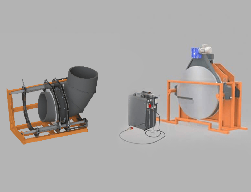 WE1000 Polyethylene Pipe Hydraulic Butt Welding & Elbow Machine